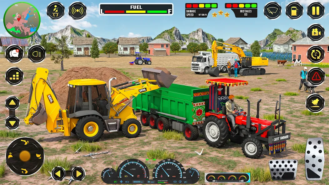 Real JCB Construction Games 3D  [МОД Меню] Screenshot 4