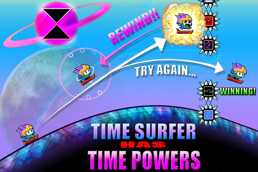 Time Surfer (Тайм Серфер)  [МОД Menu] Screenshot 2