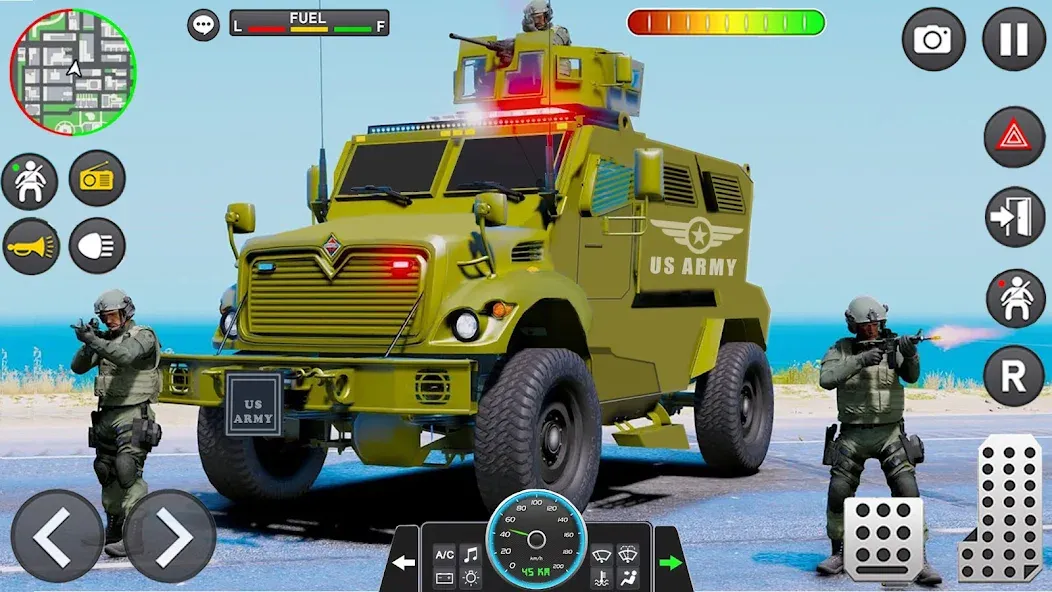 Army Vehicle Cargo Transport (Армейский транспорт грузовых автомобилей)  [МОД Много монет] Screenshot 1