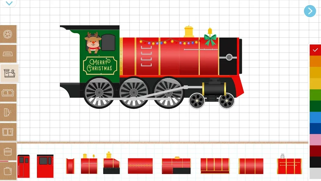 Christmas Train Game For Kids  [МОД Menu] Screenshot 2