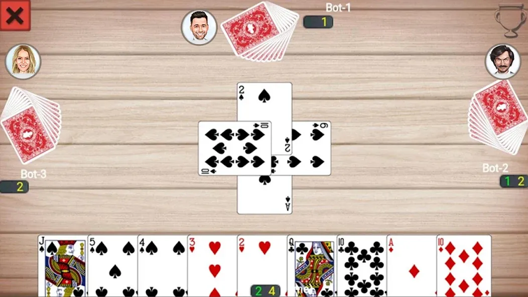 Callbreak Prince: Card Game (Каллбрейк Принц)  [МОД Все открыто] Screenshot 1