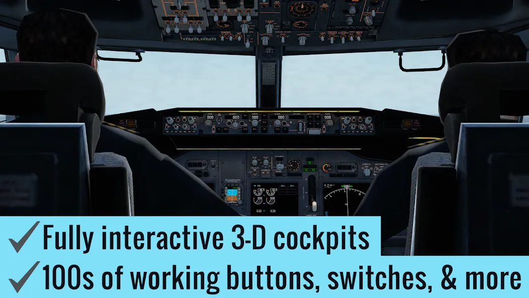 X-Plane Flight Simulator  [МОД Menu] Screenshot 2