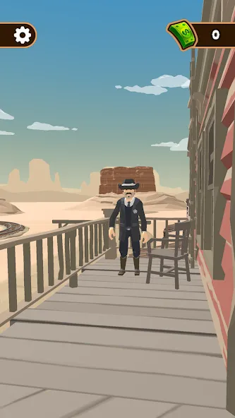 Western Cowboy: Shooting Game (Вестерн Каубой)  [МОД Много денег] Screenshot 1