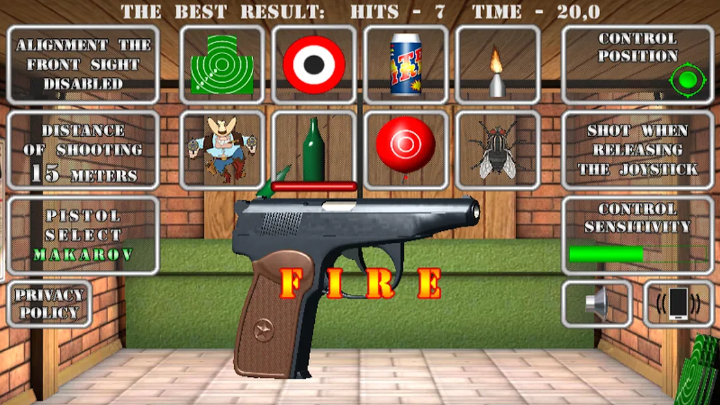 Pistol shooting. Desert Eagle (Пистолет стрельбы симулятор)  [МОД Все открыто] Screenshot 4