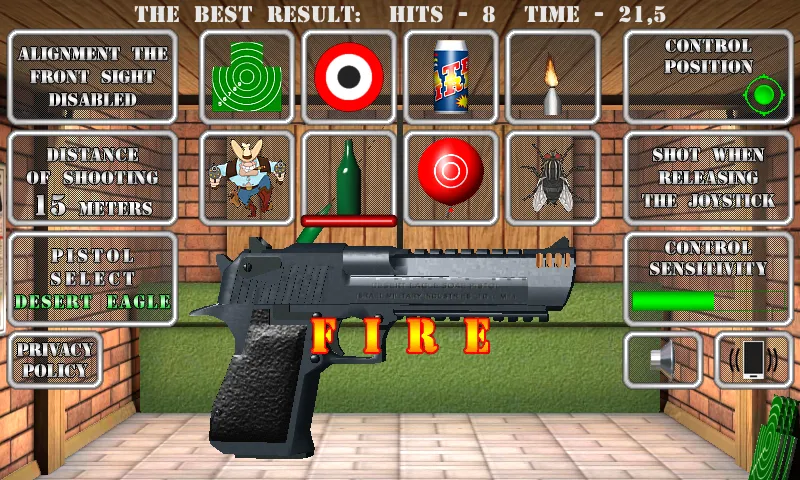 Pistol shooting. Desert Eagle (Пистолет стрельбы симулятор)  [МОД Все открыто] Screenshot 5