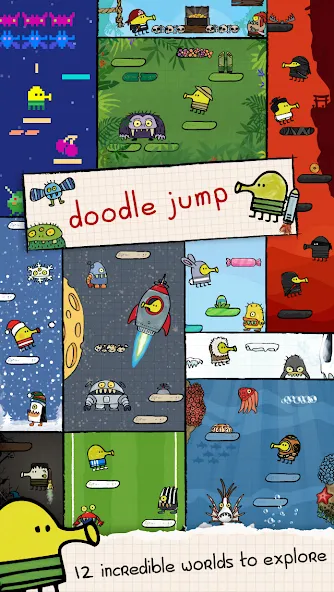 Doodle Jump (Дудл Джамп)  [МОД Unlimited Money] Screenshot 2