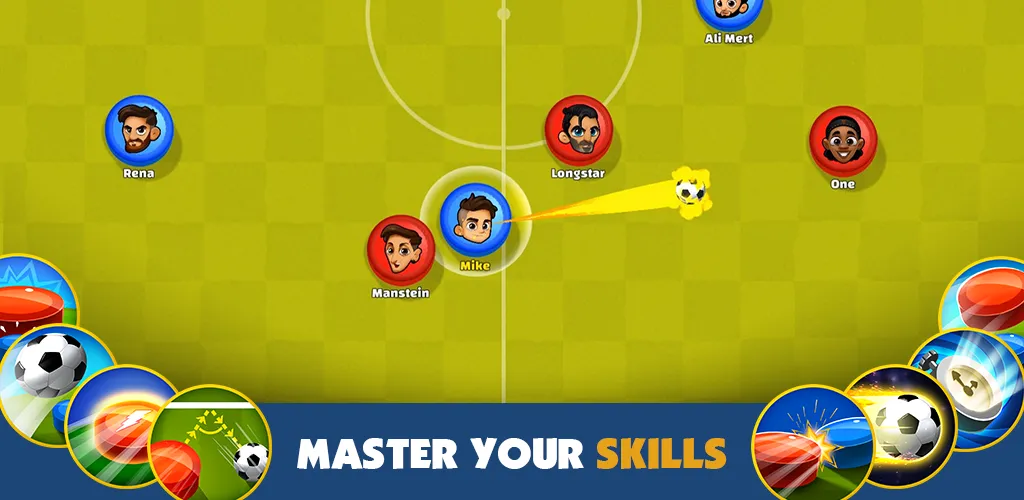 Super Soccer 3v3 (Online) (упер футбол 3 на 3)  [МОД Все открыто] Screenshot 2