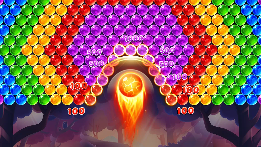 Bubble Shooter Genies  [МОД Menu] Screenshot 1