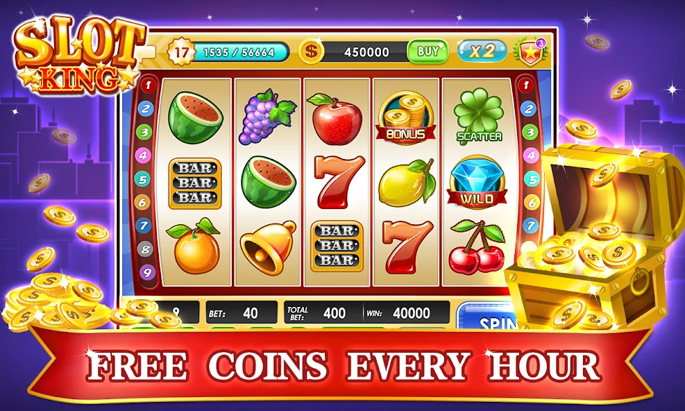 Slots Machines - Vegas Casino  [МОД Бесконечные деньги] Screenshot 1