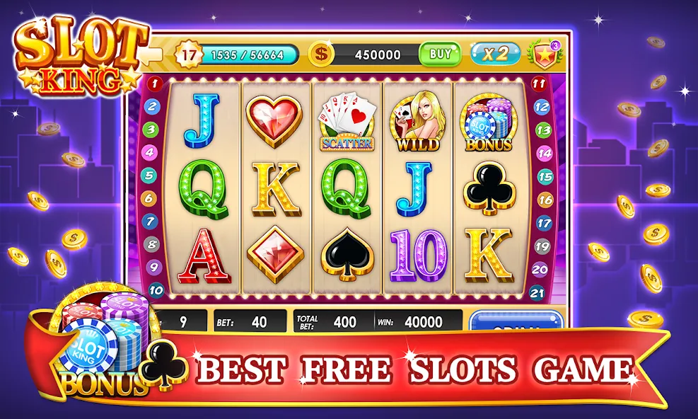 Slots Machines - Vegas Casino  [МОД Бесконечные деньги] Screenshot 3