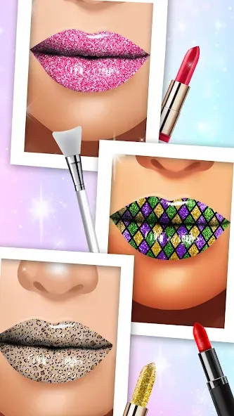 Lip Art Makeup Beauty Game  [МОД Menu] Screenshot 1