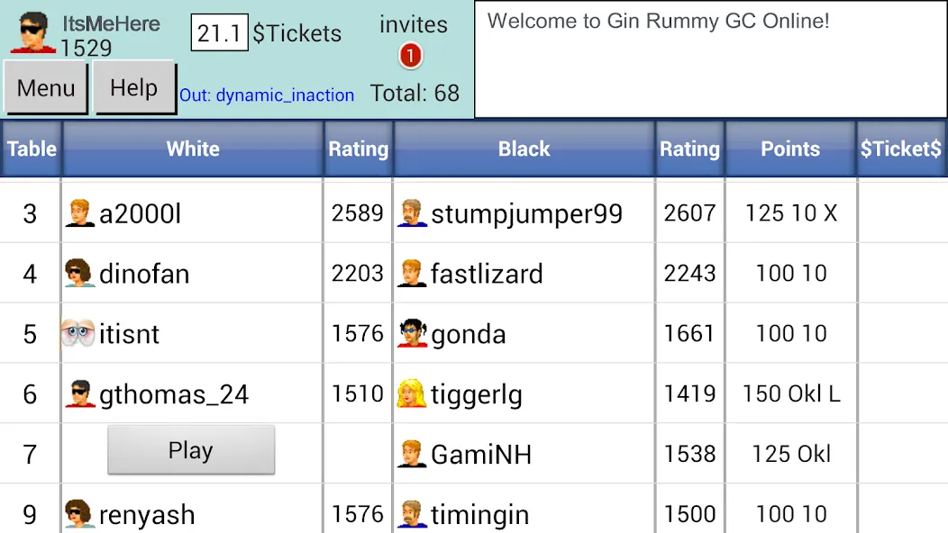 Gin Rummy GC Online (Джин Рамми Онлайн)  [МОД Много денег] Screenshot 2