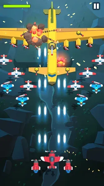 Burning Sky: Aircraft Combat (Бернинг Скай)  [МОД Много монет] Screenshot 5