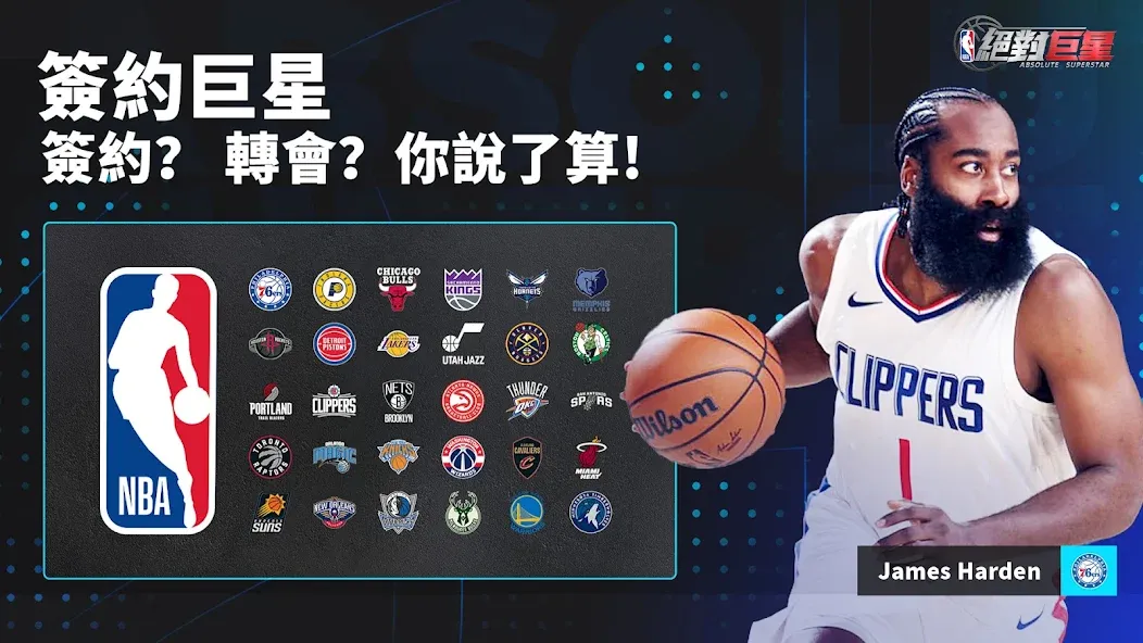 NBA絕對巨星  [МОД Бесконечные монеты] Screenshot 2