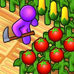 Взломанная Farm Land - Farming life game (Фарм Лэнд)  [МОД Mega Pack] - полная версия apk на Андроид