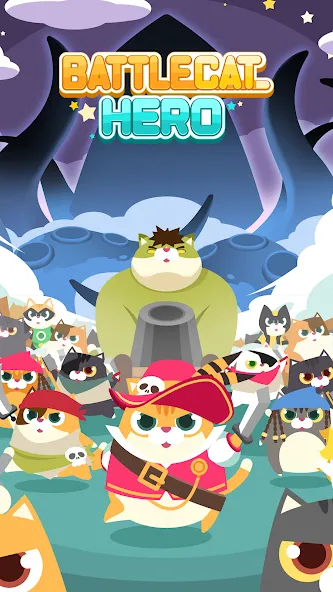 Battle Cat Hero (Баттл Кэт Герой)  [МОД Бесконечные монеты] Screenshot 1