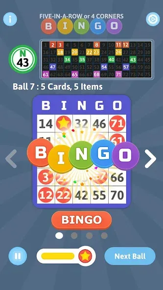 Bingo Mania - Light Bingo Game (Бинго Мания)  [МОД Mega Pack] Screenshot 3