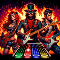 Скачать взломанную Guitar Hero Mobile: Music Game (Гитар Хиро Мобайл)  [МОД Бесконечные деньги] - последняя версия apk на Андроид