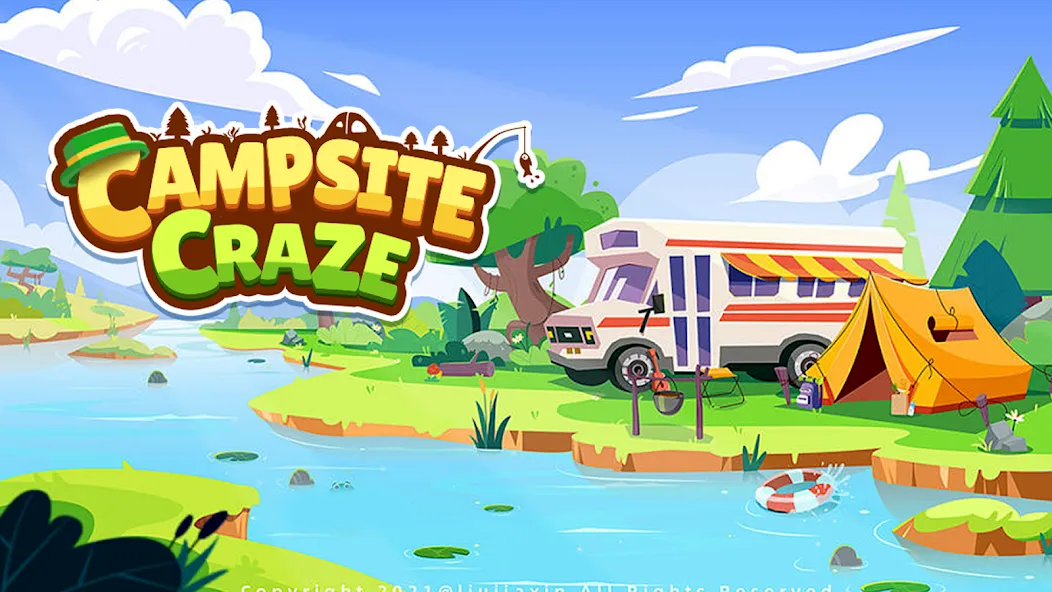 Campsite Craze: Puzzle Merge (Кемпинговая Лихорадка)  [МОД Unlimited Money] Screenshot 1