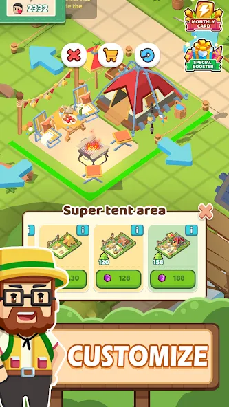 Campsite Craze: Puzzle Merge (Кемпинговая Лихорадка)  [МОД Unlimited Money] Screenshot 5