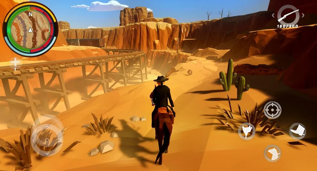 West Cowboy Western Polygon  [МОД Все открыто] Screenshot 1