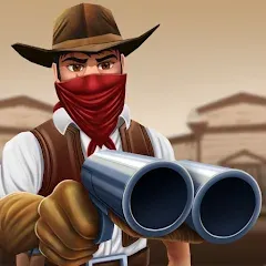 Взломанная West Cowboy Western Polygon  [МОД Все открыто] - последняя версия apk на Андроид