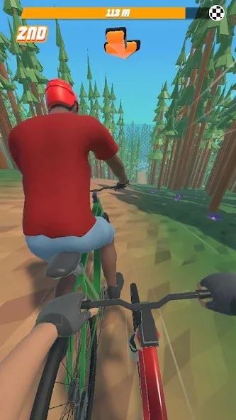 Bike Hill 3D (Байк Хилл 3Д)  [МОД Много денег] Screenshot 1