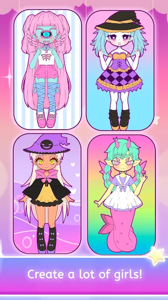Mimistar dress up chibi doll (Министар)  [МОД Много денег] Screenshot 4
