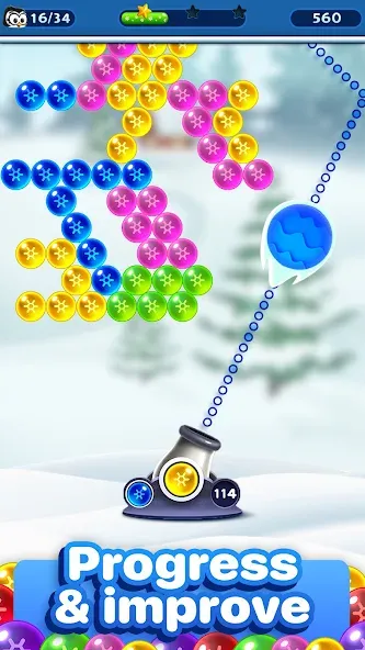 Bubble Pop Games: Shooter Cash  [МОД Unlimited Money] Screenshot 2