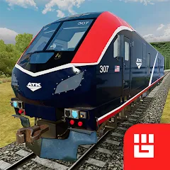 Скачать взломанную Train Simulator PRO USA (Трейн Симулятор ПРО США)  [МОД Все открыто] - стабильная версия apk на Андроид