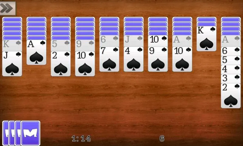 Spider Solitaire  [МОД Unlimited Money] Screenshot 2