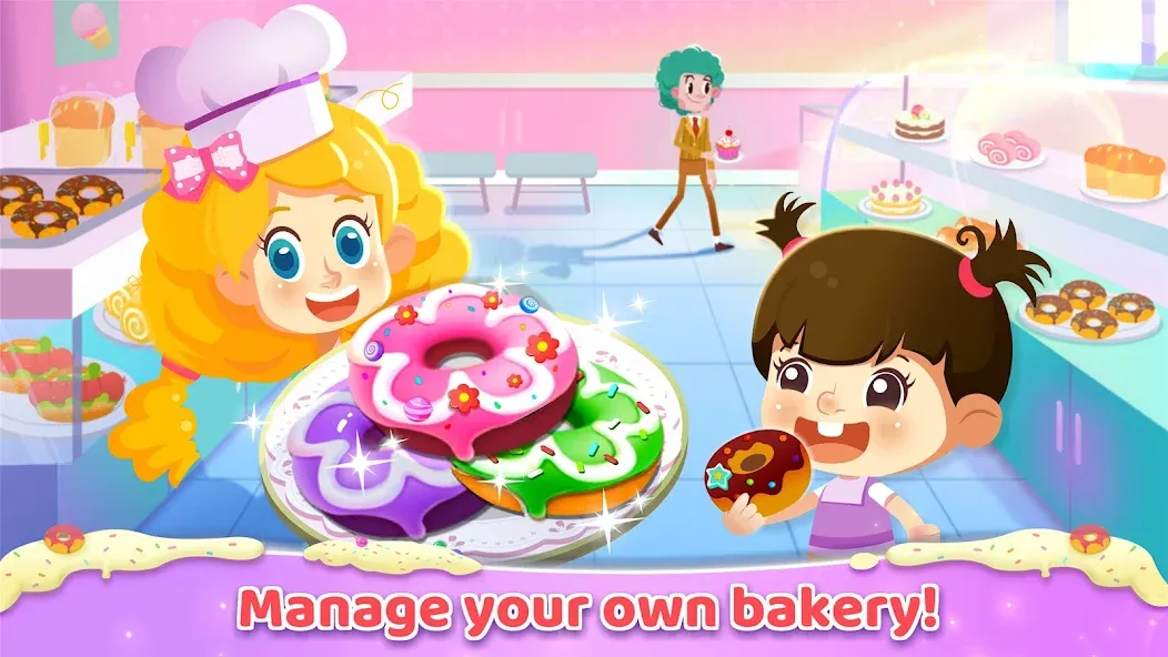 Little Panda: Sweet Bakery  [МОД Бесконечные деньги] Screenshot 1