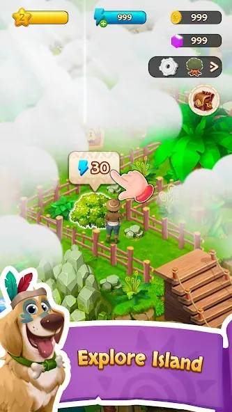 Island Adventure Jungle  Blast (Марбл Пазл)  [МОД Menu] Screenshot 4