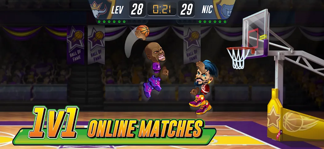 Basketball Arena: Online Game (Баскетбольная арена)  [МОД Unlocked] Screenshot 1