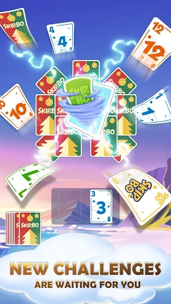 Skip-Bo (кип)  [МОД Бесконечные монеты] Screenshot 3