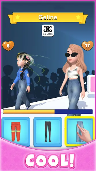 Catwalk Battle - Dress up! (Кэтволк Баттл)  [МОД Много монет] Screenshot 5