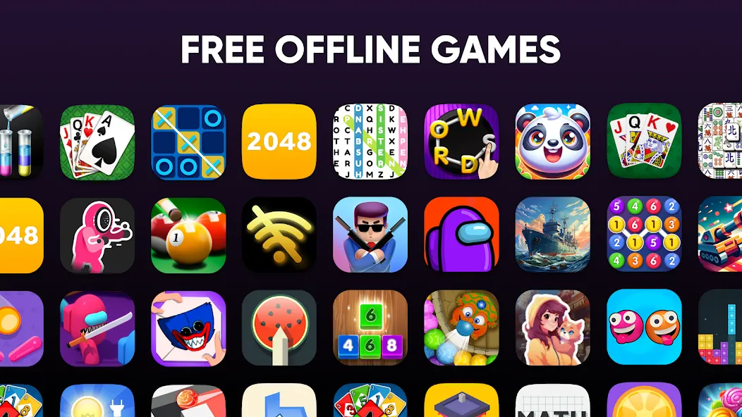 Offline Games - No WiFi - Fun  [МОД Много монет] Screenshot 1