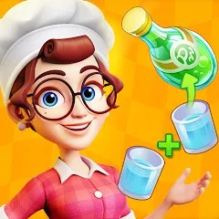 Скачать взлом Merge Cooking:Theme Restaurant  [МОД Много денег] - стабильная версия apk на Андроид