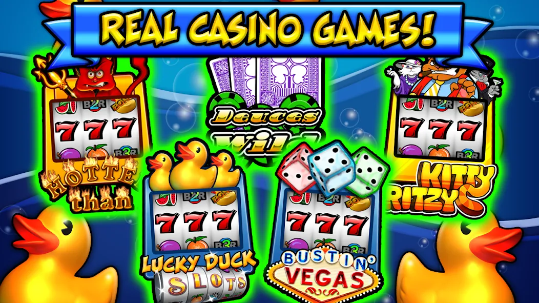 Lucky Duck Slots (Лаки Дак Слотс)  [МОД Menu] Screenshot 1