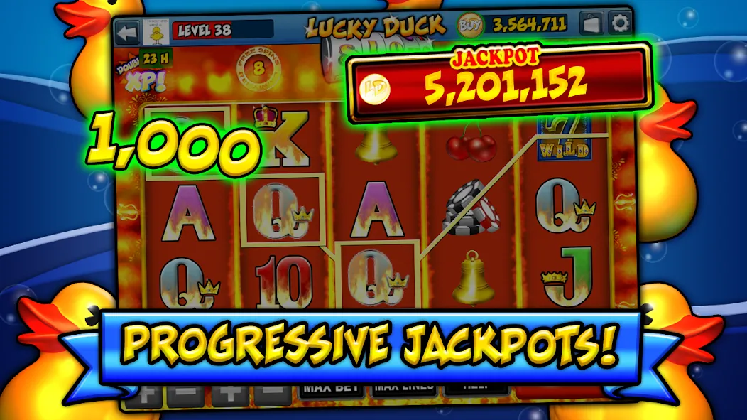 Lucky Duck Slots (Лаки Дак Слотс)  [МОД Menu] Screenshot 4