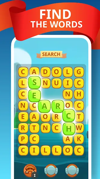 Word Treasure Hunt  [МОД Много денег] Screenshot 1