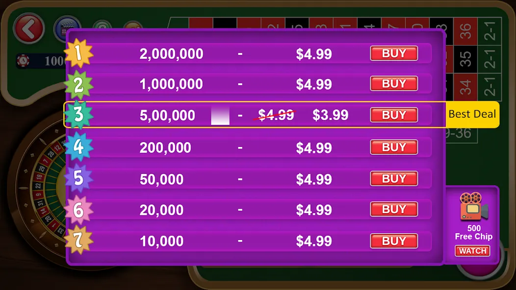 Roulette Casino Royale (Рулетка Казино Рояль)  [МОД Много денег] Screenshot 5