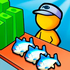 Взлом My Fish Mart: Idle Tycoon Game (Мой рыбный магазин)  [МОД Mega Pack] - полная версия apk на Андроид