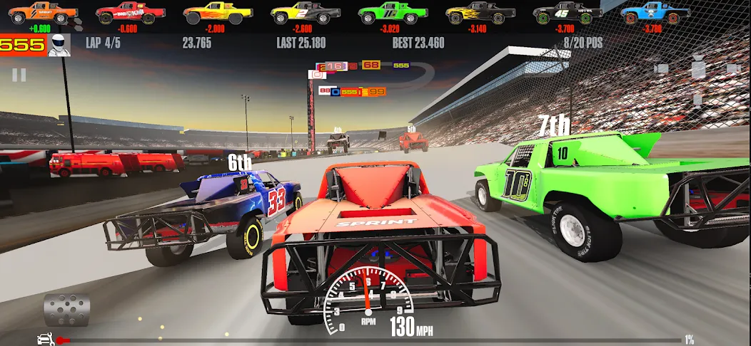 Stock Car Racing (ток Кар Гонки)  [МОД Бесконечные монеты] Screenshot 5