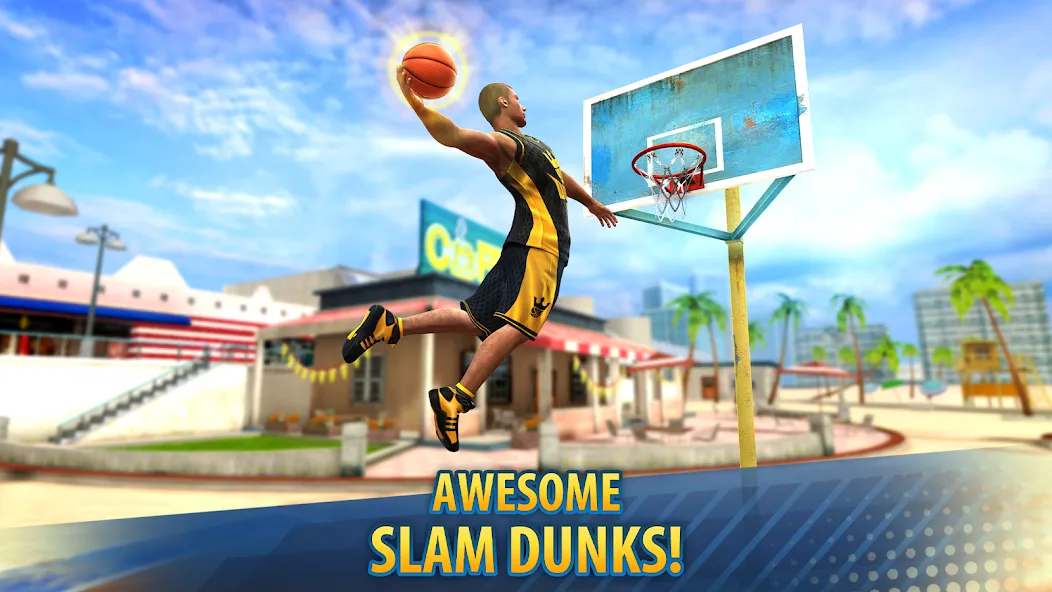 Basketball Stars: Multiplayer (Баскетбол Старс)  [МОД Бесконечные деньги] Screenshot 3