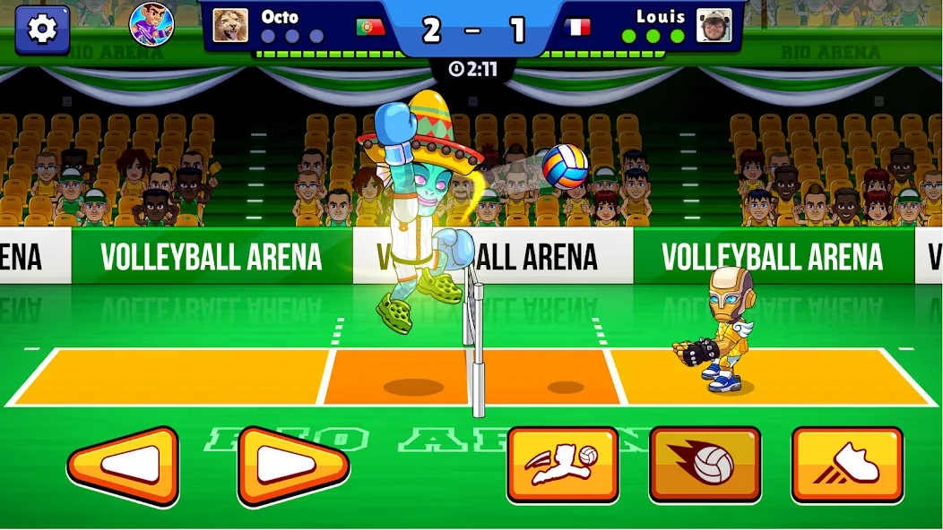 Volleyball Arena: Spike Hard (Волейбольная арена)  [МОД Много монет] Screenshot 3