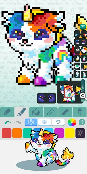 Pixel Petz  [МОД Бесконечные монеты] Screenshot 2