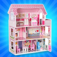 Взлом Girl Doll House Design & Clean  [МОД Много денег] - стабильная версия apk на Андроид