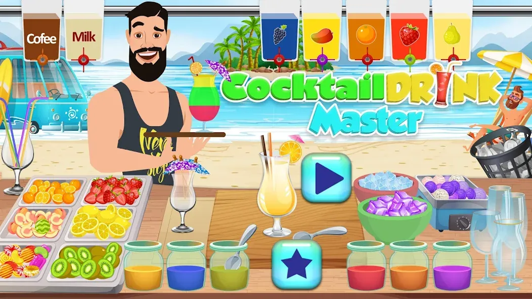 Boba cocktail:DIY recipe games  [МОД Unlocked] Screenshot 3