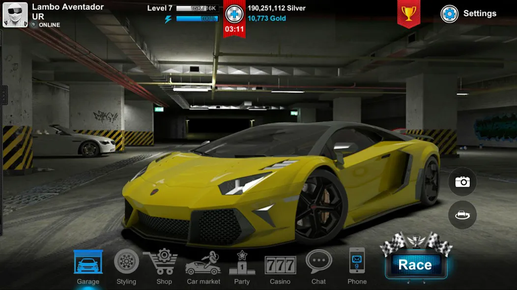 Tuner Life Online Drag Racing (Тюнер Лайф)  [МОД Бесконечные монеты] Screenshot 2